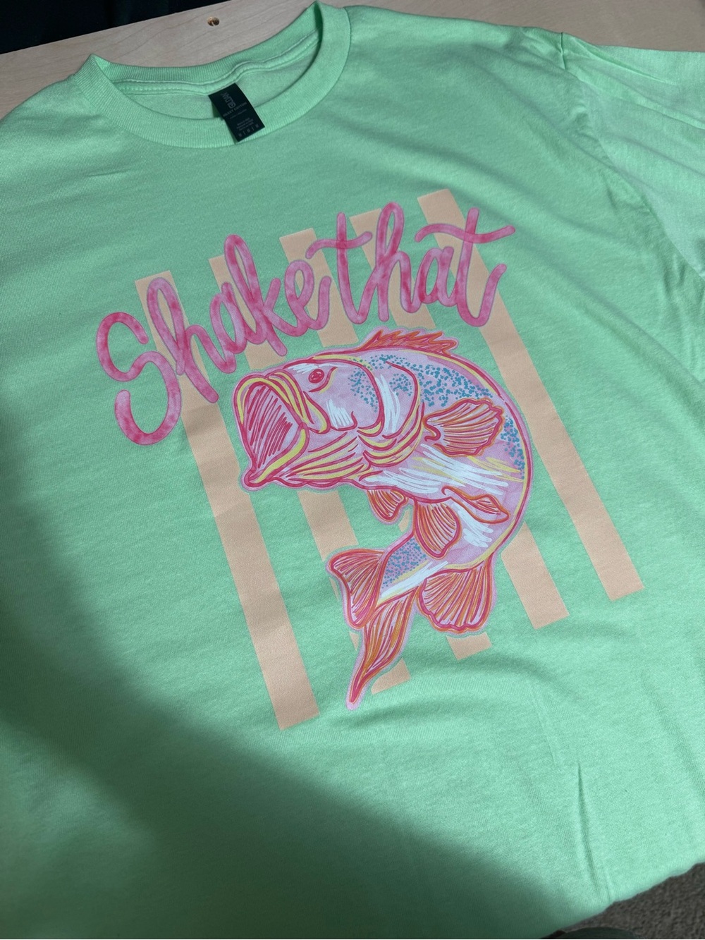 Shake That bass Gildan Graphic Tee - Mint